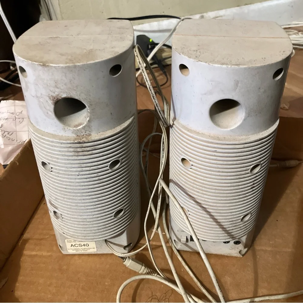 Altec Lansing computer speakers, vintage 90s